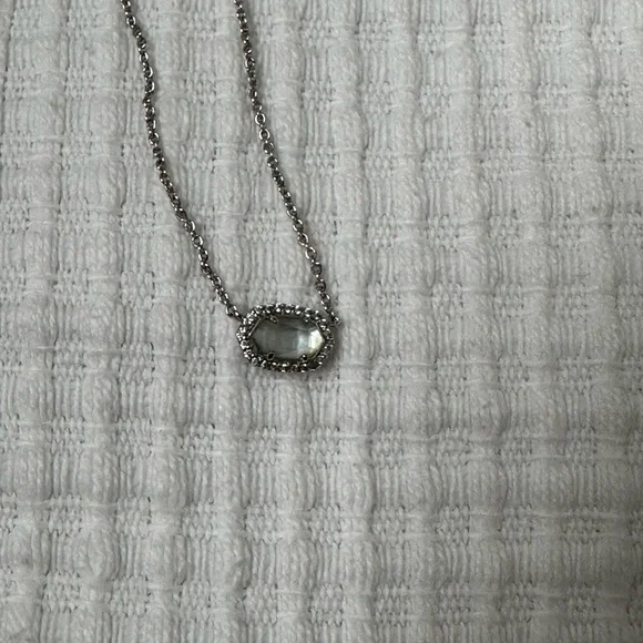 Kendra Scott Silver Stone Necklace - Picture 2 of 4